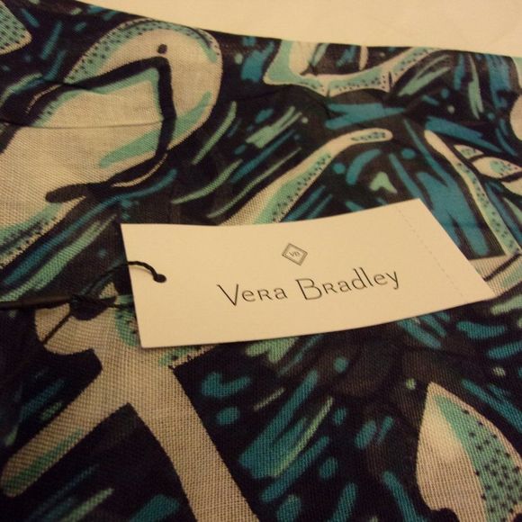 Vera Bradley Soft Fringe Long Shore Enough 26 X 72 New with Tags - Picture 10 of 10